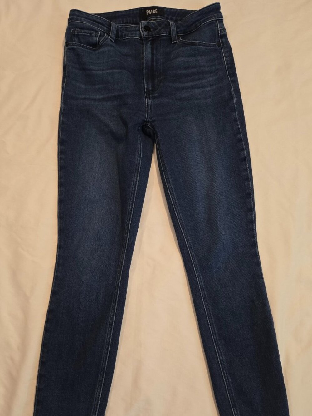 PAIGE Hoxton Ultra Skinny High Rise Jeans Size 27 Dark Wash